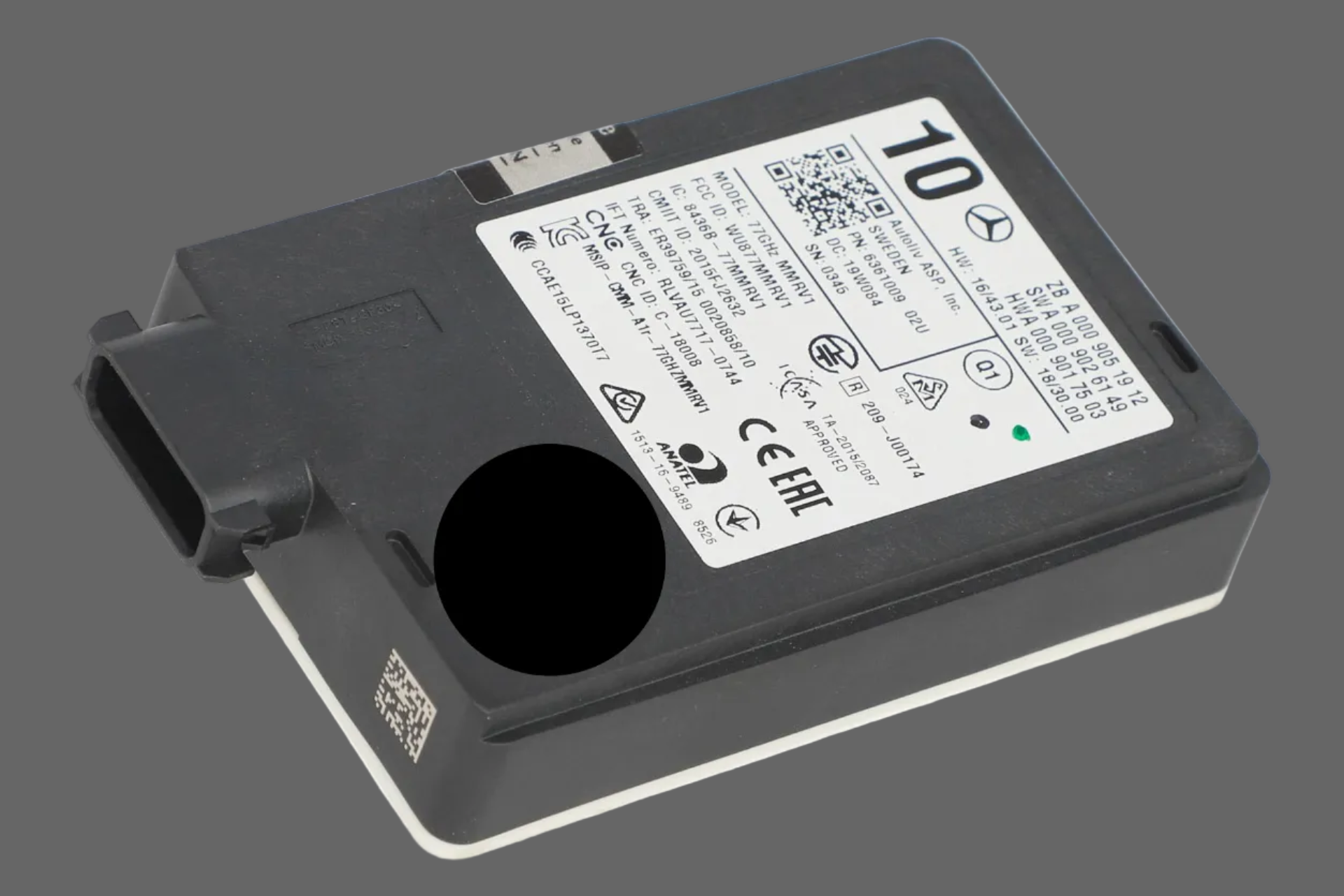 W177 W118 W167 RADAR SENSOR DISTRONIC A0009051912