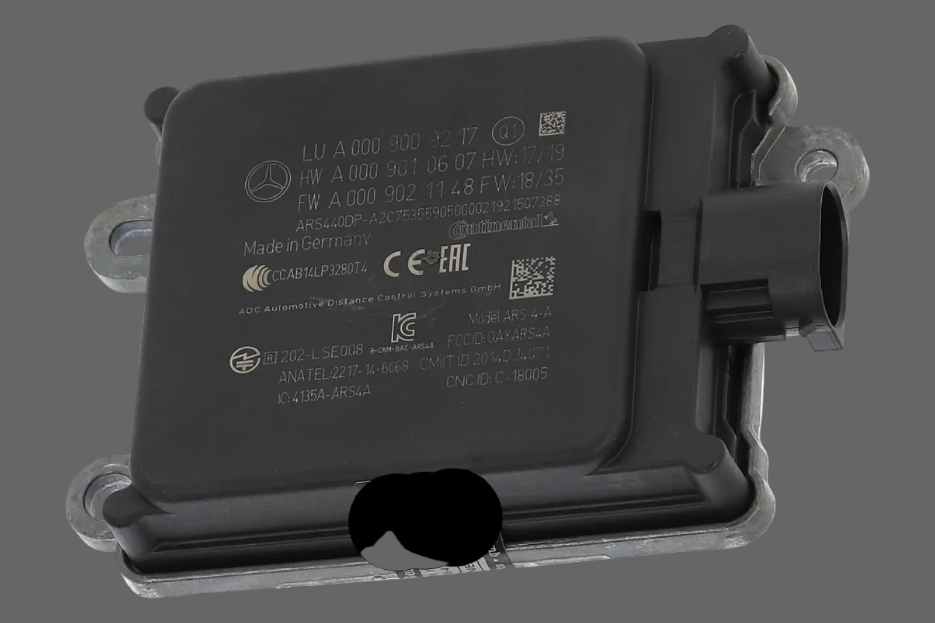W177 W118 W167 RADAR SENSOR CZUJNIK DISTRONIC  A0009009217