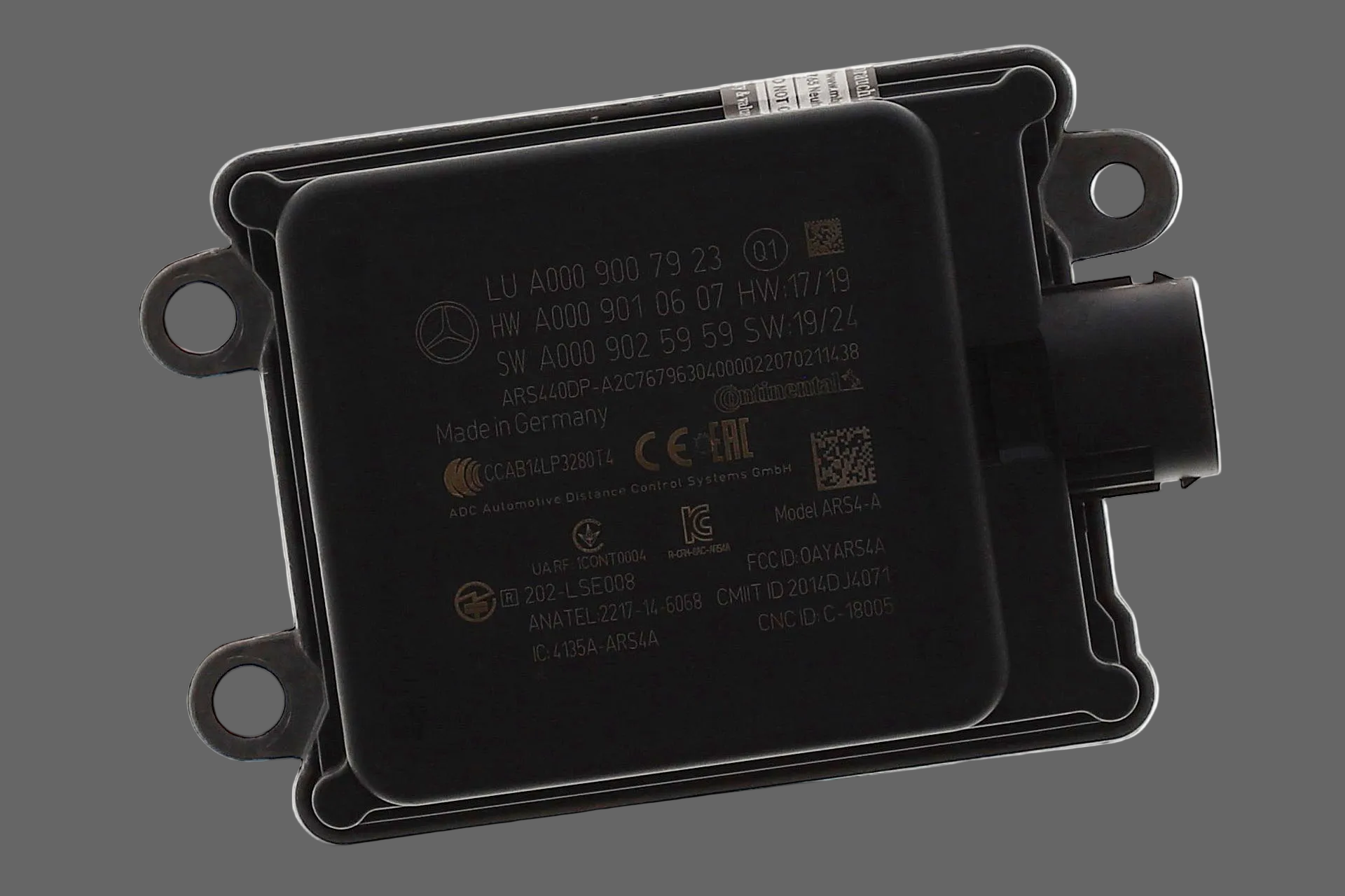 W177 W167 W118 CZUJNIK RADAR DISTRONIC SENSOR A0009007923