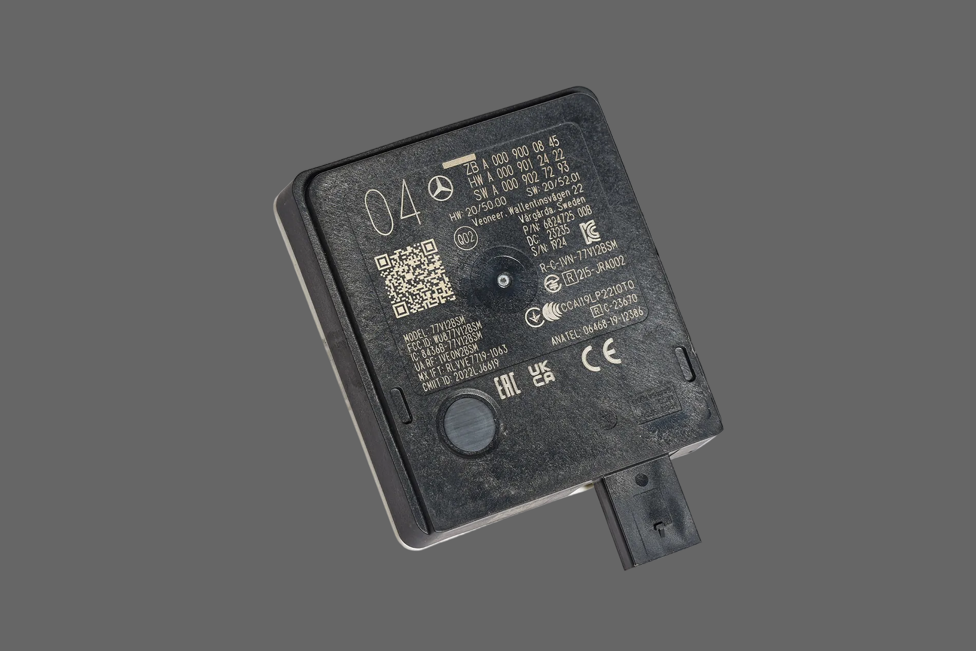 MERCEDES S KLASA W223 C KLASA W206  CZUJNIK RADAR SENSOR  A0009000845