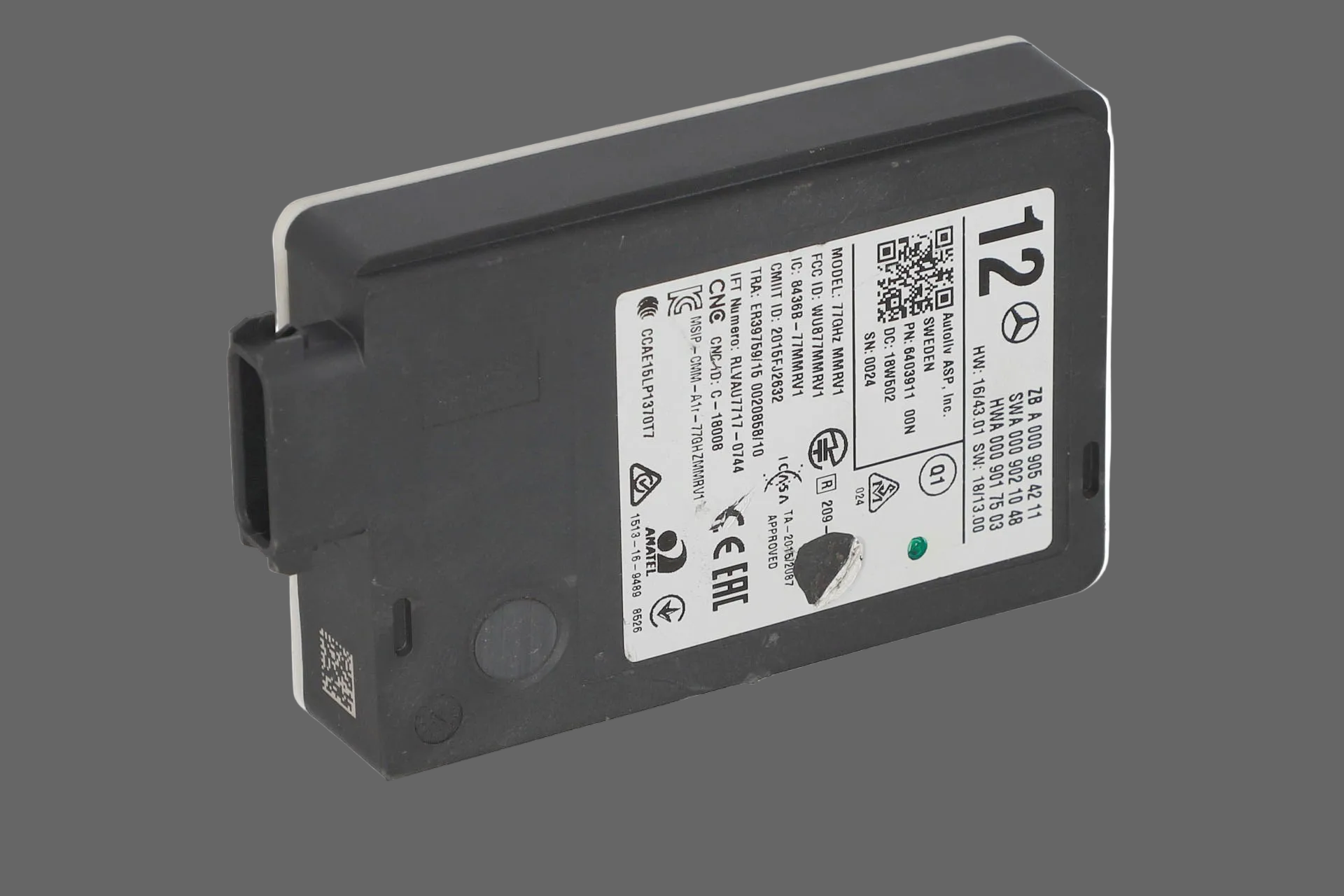 MERCEDES GLS X167 GLE C167 E KLASA W213 CZUJNIK RADAR SENSOR A0009054211