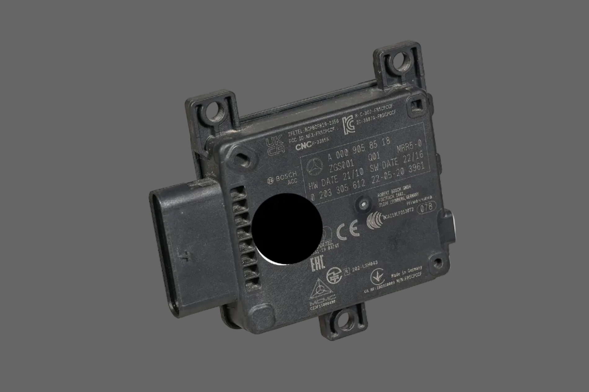 MERCEDES E KLASA W214 CZUJNIK SENSOR RADAR A0009058518
