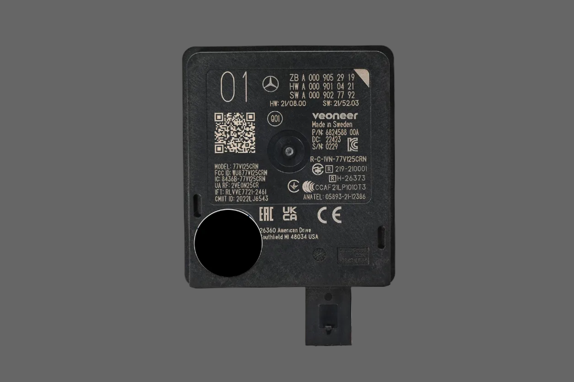 MERCEDES E KLASA W214 CZUJNIK SENSOR RADAR A0009052919