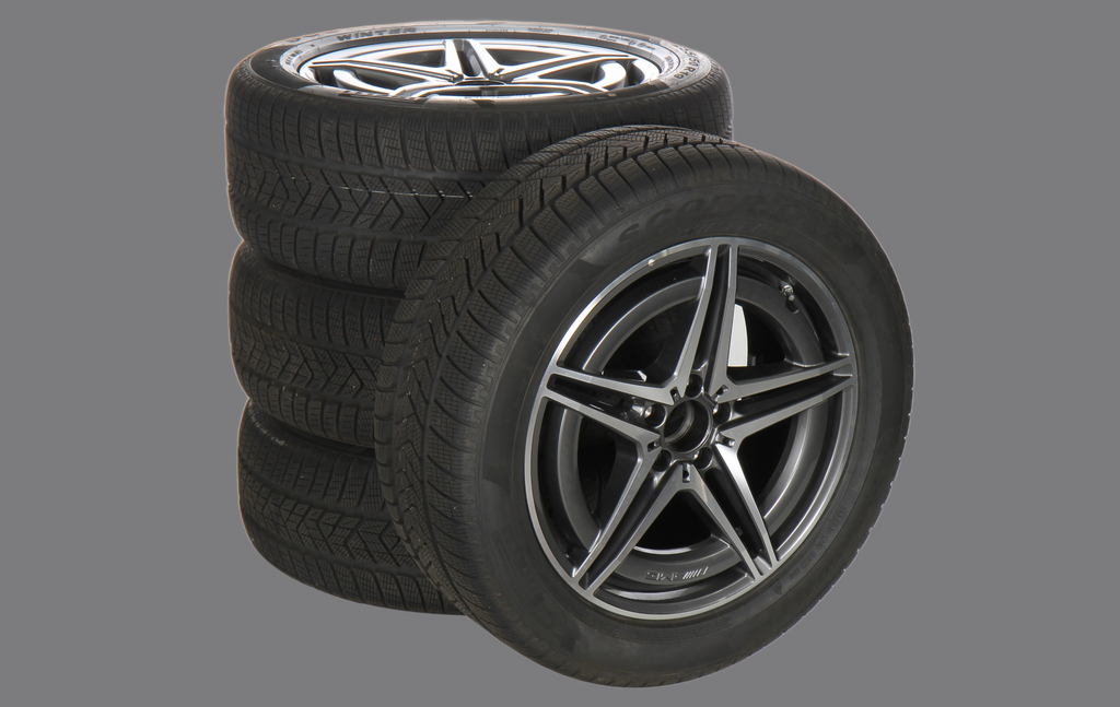 MERCEDES EQC 293 KOŁA FELGI AMG A2934010700 A2934011400 OPONY ZIMOWE 255/50/R19 235/55/R19
