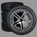 MERCEDES E KLASA W214 KOŁA FELGI AMG A2144010400 OPONY ZIMOWE 275/40/R19