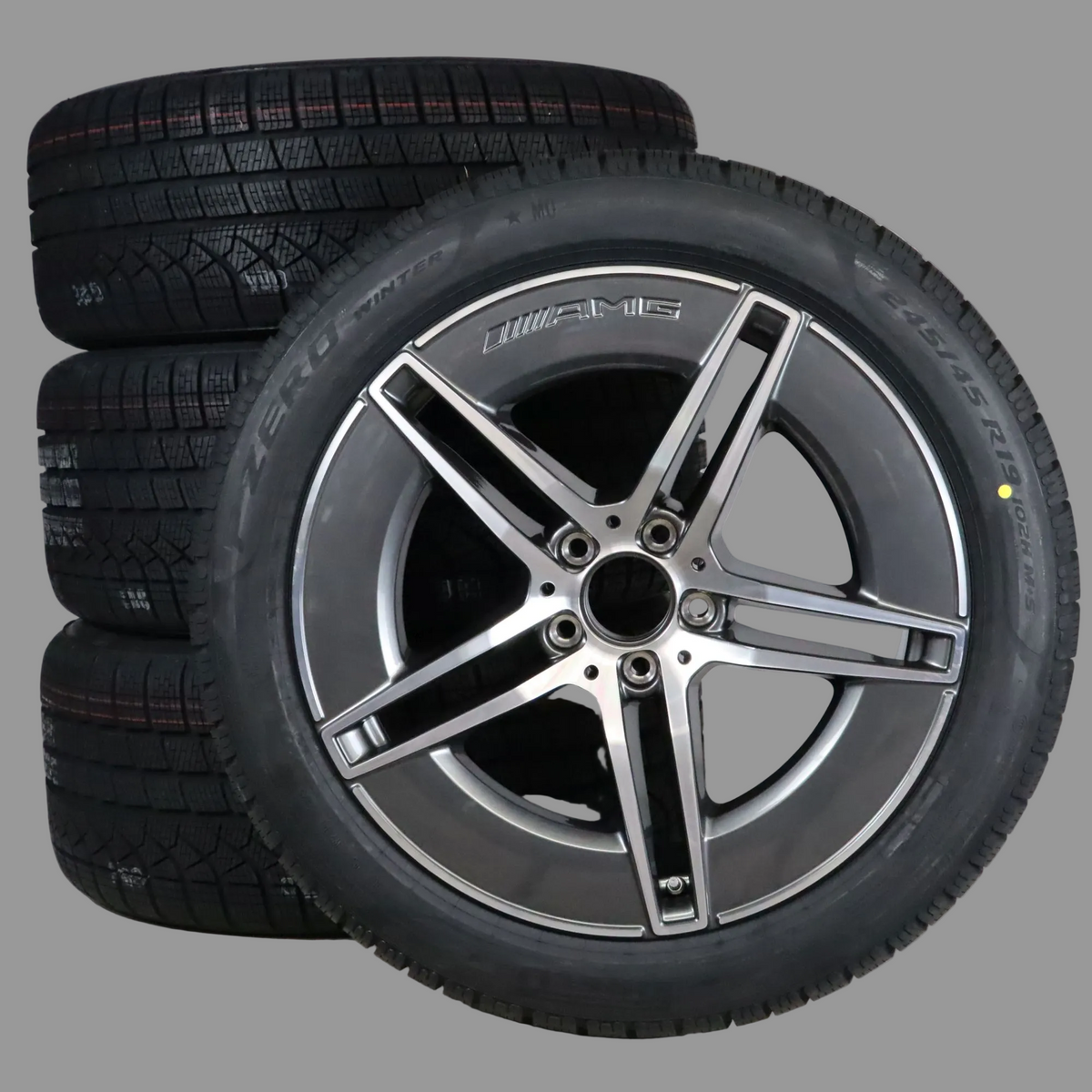 MERCEDES E KLASA W214 KOŁA FELGI AMG A2144010400 OPONY ZIMOWE 275/40/R19