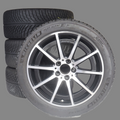 MERCEDES CLA W118 KOŁA FELGI AMG A1774012100 OPONY ZIMOWE 245/40/R18