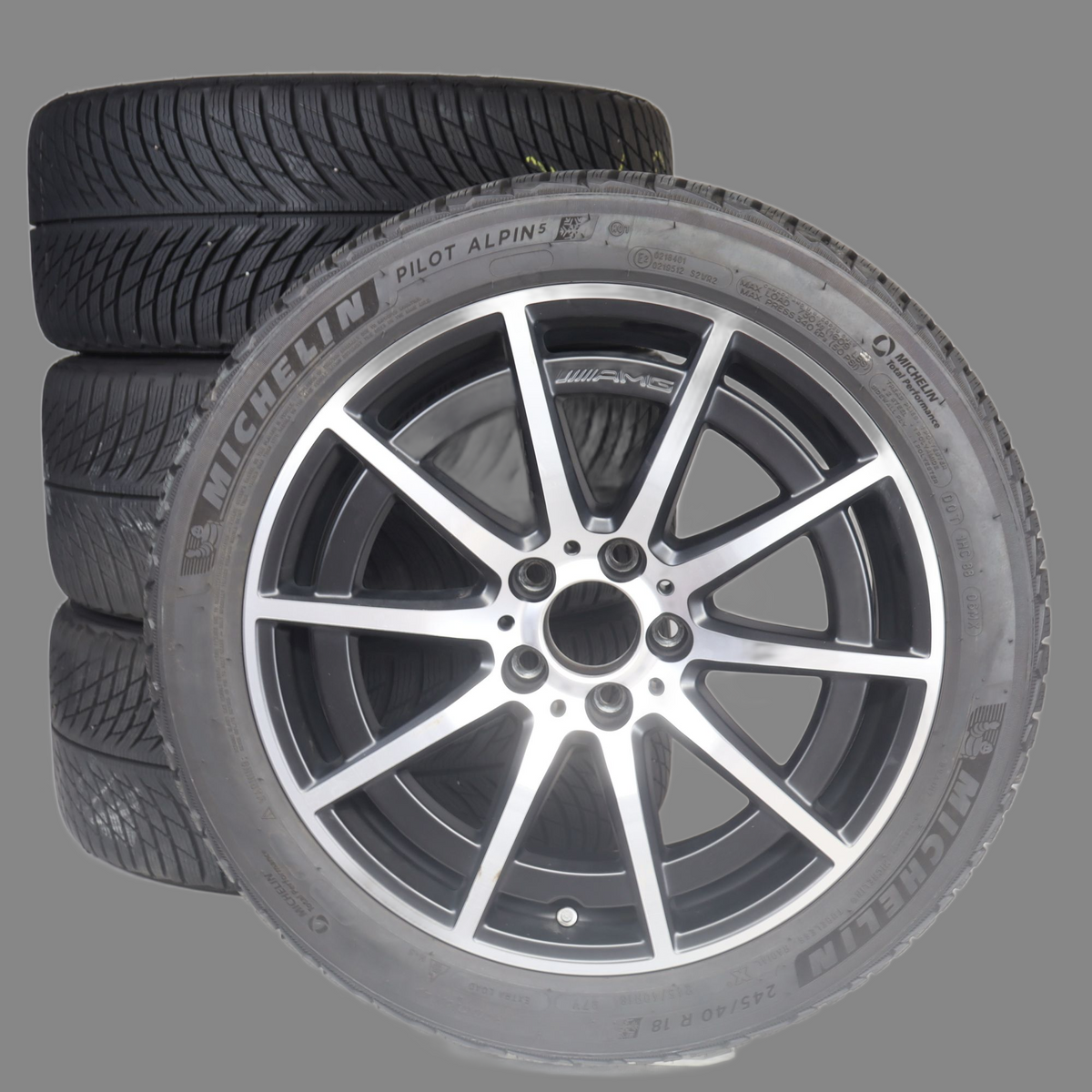 MERCEDES CLA W118 KOŁA FELGI AMG A1774012100 OPONY ZIMOWE 245/40/R18